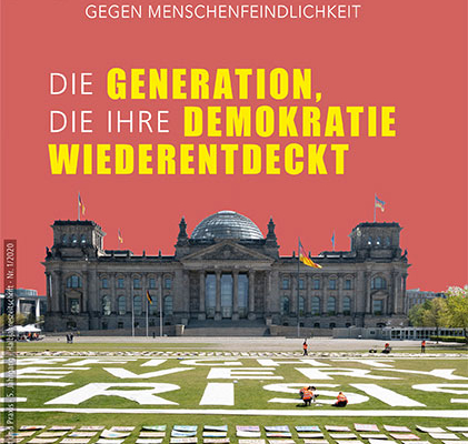 Die neue Ausgabe der Zeitschrift "Demokratie gegen Menschenfeindlichkeit"