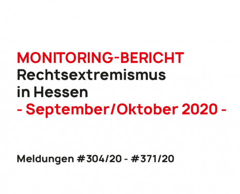 Monitoringbericht Hessen September Oktober 2020