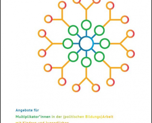 Cover der neuen DeGeDe-Broschüre „Die Corona-Krise als Herausforderung für Demokratie- und Menschenrechtsbildung. Angebote für Multiplikator*innen in der (politischen Bildungs)Arbeit mit Kindern und Jugendlichen“