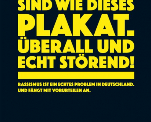 Eines der Kampagnen-Plakate von "Vorsicht Vorurteile!"