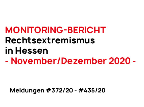 Hessen-Monitoring November-Dezember 2020